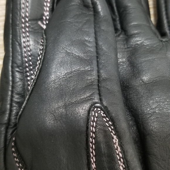 Leather Gloves By Hugger Coolibar Motorcycle - Picture 6 of 7